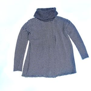 Cabi Stripe Fergie Turtleneck Sweater Sz S
